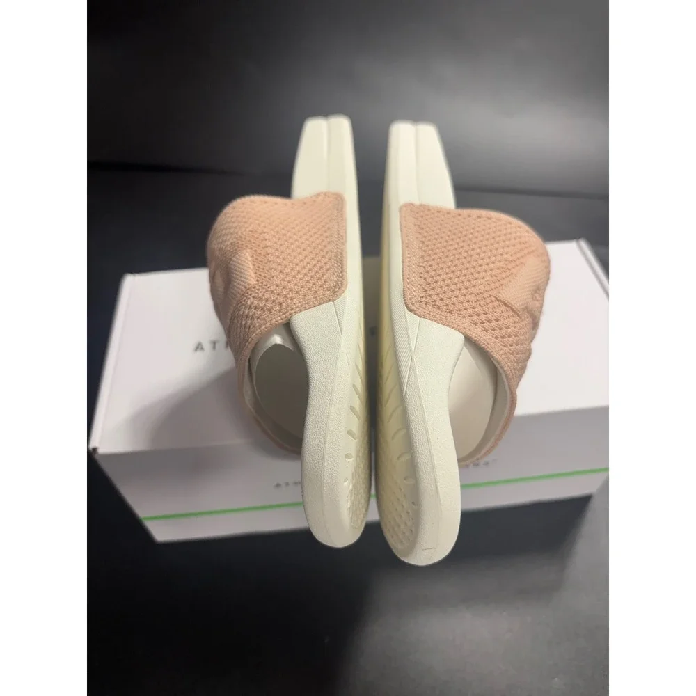 APL‎ Men's TechLoom Slide Sandals Ivory Blush Pink Size 11 NEW
